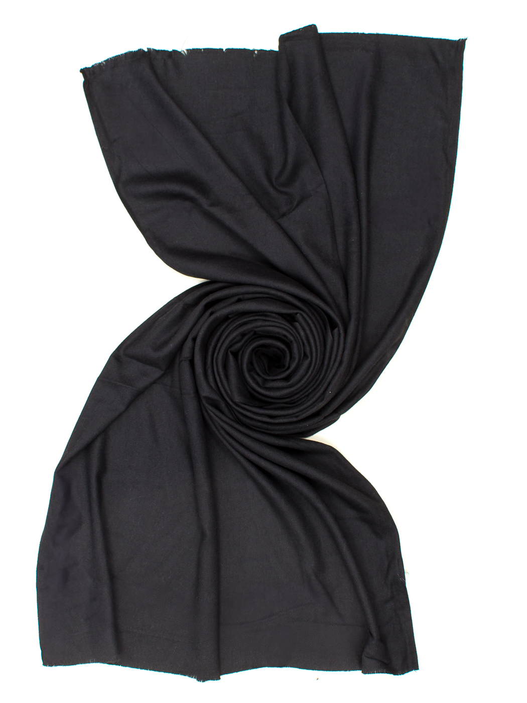 STOLA TINTA UNITA, 75X185 - BLACK